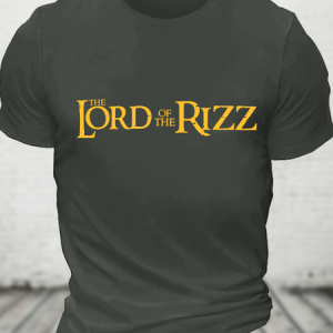 Lord Of The Rizz Cotton T-Shirt, T-shirts, Lilicloth.com