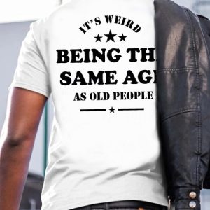 Casual Back Printed Short Sleeve Cotton Short sleeve T-shirt, T-shirts, Lilicloth.com