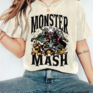 Monster Mash Vintage Halloween Vintage Distressed Shirt, T-shirts, Lilicloth.com