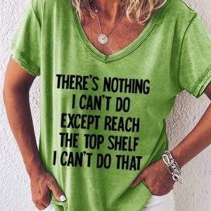Funny Casual Letter Short Sleeve T-shirt, T-shirts, Lilicloth.com