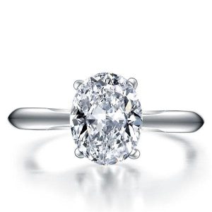 classic engagement rings - Italo Oval Cut Engagement Ring Solitaire Ring Affordable, Italo jewelry - Online Catalog
