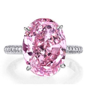 classic engagement rings - Italo Pink Ring Oval Cut Engagement Ring Affordable, Italo jewelry - Online Catalog
