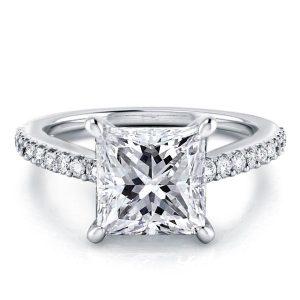 classic engagement rings - Italo Princess Cut Engagement Ring Classic Engagement Ring, Italo jewelry - Online Catalog