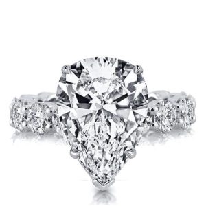 unique engagement rings - Italo Pear Cut Enagement Ring Eternity Ring Affordable, Italo jewelry - Online Catalog