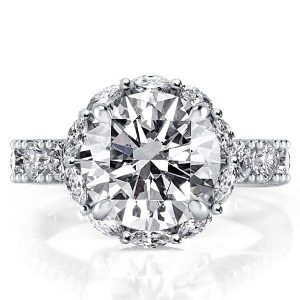 halo engagement rings - Italo Marquise Halo Created White Sapphire Engagement Ring, Italo jewelry - Online Catalog