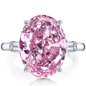 Classic rings - Italo Pink Ring Oval Cut Engagement Ring Affordable, Apparel & Accessories, Italo jewelry - Online Catalog