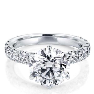 classic engagement rings - Italo Six Prong Promise Ring Engagement Ring For Women, Italo jewelry - Online Catalog