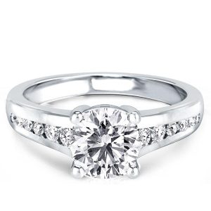 classic engagement rings - Classic Round Engagement Ring(3.25 CT. TW.), Italo jewelry - Online Catalog