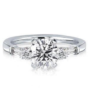 classic engagement rings - Five Stone Engagement Ring (3.45 CT. TW.), Italo jewelry - Online Catalog