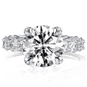 classic engagement rings - Classic Round Cut Engagement Ring, Italo jewelry - Online Catalog