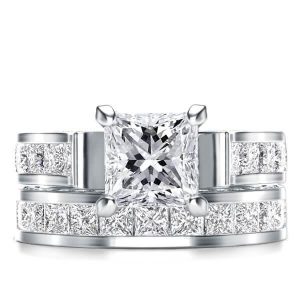 Bridal sets rings - Italo Royal Design Created White Sapphire Bridal Set, Italo jewelry - Online Catalog