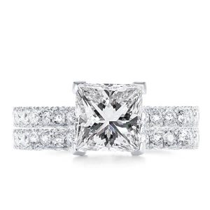 Bridal sets rings - Italo Classic Enternity Created White Sapphire Bridal Set, Italo jewelry - Online Catalog