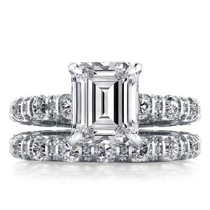 Bridal sets rings - Italo Eternity Created White Sapphire Bridal Set, Italo jewelry - Online Catalog