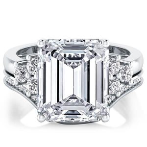 Bridal sets rings - Solitaire Six Stone Bridal Set (10.32 CT. TW.), Italo jewelry - Online Catalog