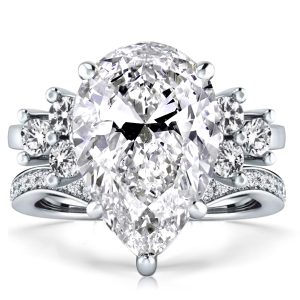 Bridal sets rings - Solitaire Six Stone Bridal Set (7.83 CT. TW.), Italo jewelry - Online Catalog