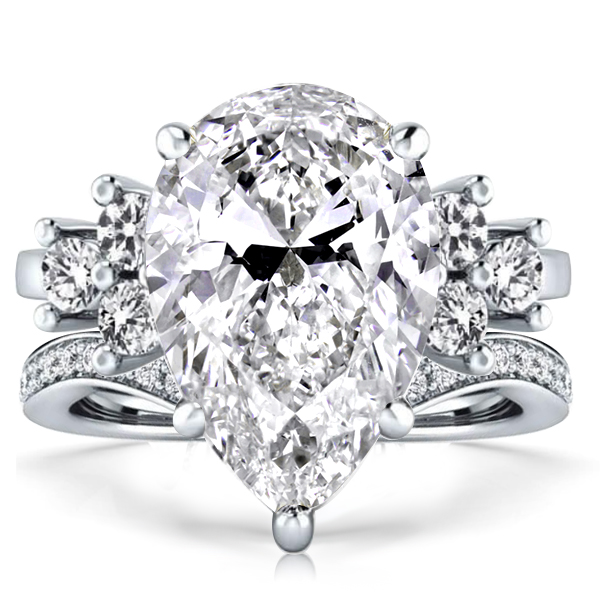 bridal sets - Solitaire Six Stone Bridal Set (7.83 CT. TW.), Italo jewelry - Online Catalog