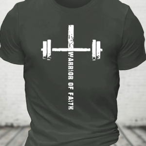Warrior Of Faith Cotton T-Shirt, T-shirts, Lilicloth.com