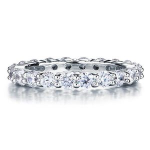 Eternity band - Italo Round Cut Eternity Wedding Band Ring Affordable, Apparel & Accessories, Italo jewelry - Online Catalog