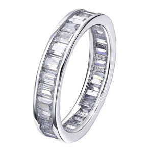 Eternity band - Italo Eternity Created White Sapphire Wedding Band, Apparel & Accessories, Italo jewelry - Online Catalog
