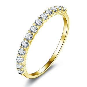 anniversary band - Eternity Round Cut Wedding Band (0.39 CT. TW.), Italo jewelry - Online Catalog