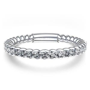 anniversary band - Rope Design Eternal Wedding Band (0.26 CT. TW.), Italo jewelry - Online Catalog