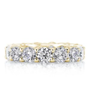 Eternity band - Italo Golden Eternity Created White Sapphire Wedding Band, Apparel & Accessories, Italo jewelry - Online Catalog
