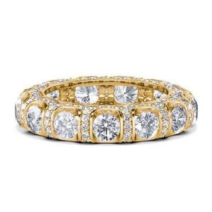 Eternity band - Golden Eternity Wedding Band (4.10 CT. TW.), Apparel & Accessories, Italo jewelry - Online Catalog