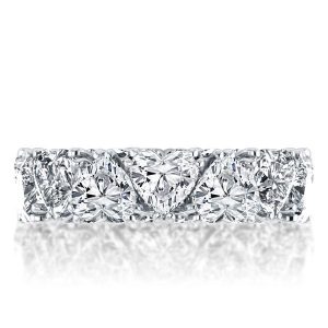 Eternity band - Italo Heart Eternity Created White Sapphire Wedding Band, Apparel & Accessories, Italo jewelry - Online Catalog