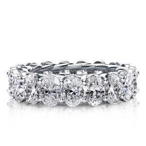 Eternity band - Italo Oval Cut Band Ring Eternity Wedding Band For Women, Apparel & Accessories, Italo jewelry - Online Catalog