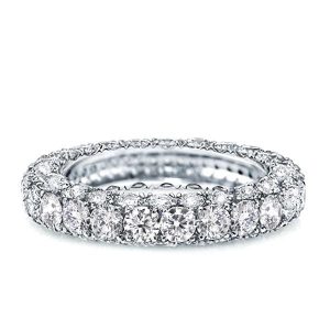 Eternity band - Italo Eternity Pave Setting Created White Sapphire Wedding Band, Apparel & Accessories, Italo jewelry - Online Catalog