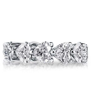 Eternity band - Italo Eternity Heart Created White Sapphire Wedding Band, Apparel & Accessories, Italo jewelry - Online Catalog