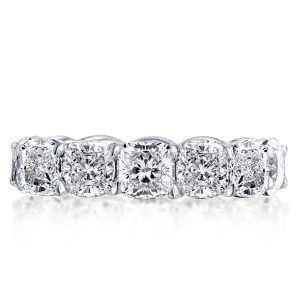 Eternity band - Cushion U Prong Eternity Wedding Band, Apparel & Accessories, Italo jewelry - Online Catalog
