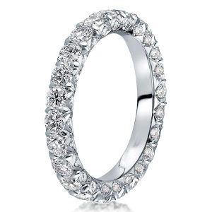 Eternity band - Italo Eternity Created White Sapphire Wedding Band, Apparel & Accessories, Italo jewelry - Online Catalog