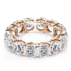 Eternity band - Rose Gold Cushion Eterntiy Wedding Band, Apparel & Accessories, Italo jewelry - Online Catalog