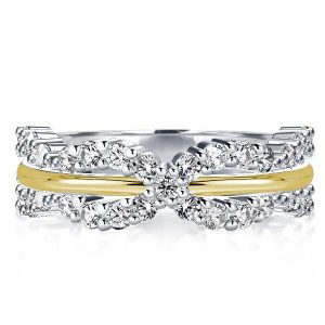 anniversary band - Italo Twist Anniversary Band Sterling Silver Wedding Ring For Women, Italo jewelry - Online Catalog