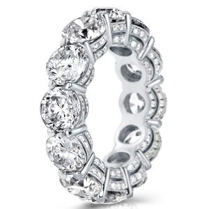Eternity band - Unique Round Cut Eternity Wedding Band For Women, Apparel & Accessories, Italo jewelry - Online Catalog