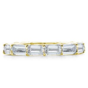 Eternity band - Golden Baguette Eternity Wedding Band(3.20 CT. TW.), Apparel & Accessories, Italo jewelry - Online Catalog