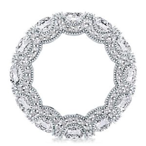 Eternity band - Milgrain Eternity Round Wedding Band(4.05 CT. TW.), Apparel & Accessories, Italo jewelry - Online Catalog