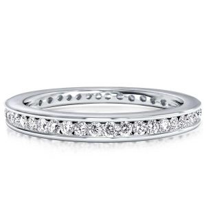 Eternity band - Eternity Channel Setting Wedding Band(2.15 CT. TW.), Apparel & Accessories, Italo jewelry - Online Catalog