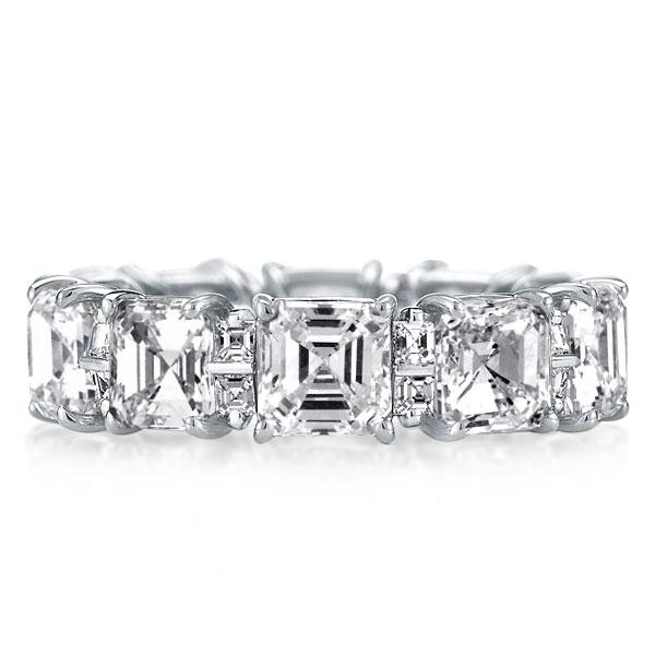 Eternity band - Eternity Asscher Wedding Band(14.15 CT. TW.), Apparel & Accessories, Italo jewelry - Online Catalog