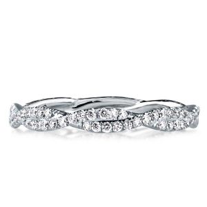 Eternity band - Classic Twist Created White Sapphire Wedding Band(1.25 CT. TW.), Apparel & Accessories, Italo jewelry - Online Catalog