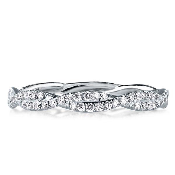 Eternity band - Classic Twist Created White Sapphire Wedding Band(1.25 CT. TW.), Apparel & Accessories, Italo jewelry - Online Catalog