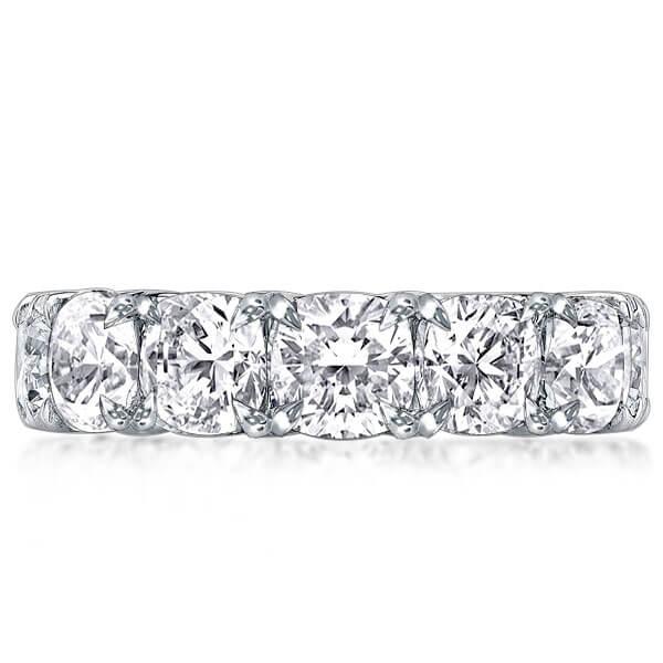 Eternity band - Eternity Crescent Design Cushion Wedding Band (1.30CT. TW.), Apparel & Accessories, Italo jewelry - Online Catalog