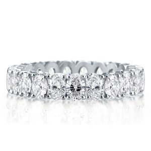 Eternity band - Eternity Oval Created White Sapphire Wedding Band, Apparel & Accessories, Italo jewelry - Online Catalog