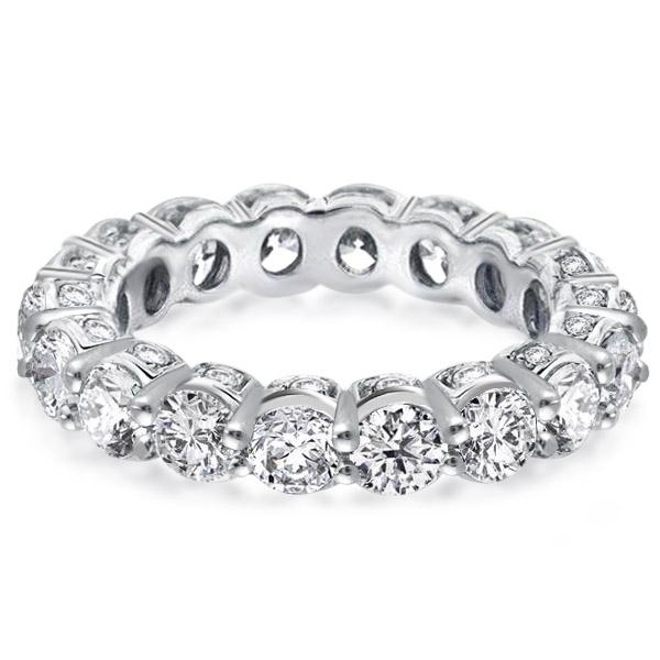 eternity band - Classic Eternity Round Cut Wedding Band, Italo jewelry - Online Catalog