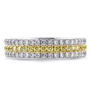 Eternity band - Yellow Topaz Eternity Band For Women Unique Wedding Band, Apparel & Accessories, Italo jewelry - Online Catalog