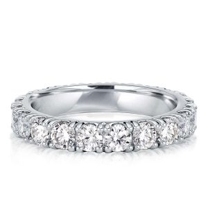 Eternity band - Classic Round Cut Eternity Wedding Band, Apparel & Accessories, Italo jewelry - Online Catalog