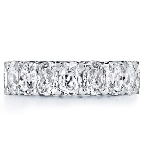 Eternity band - Cushion Cut U Prong Eternity Wedding Band, Apparel & Accessories, Italo jewelry - Online Catalog