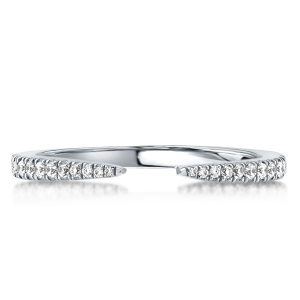 Anniversary band - Round Cut Open Wedding Band, Italo jewelry - Online Catalog