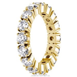 Eternity band - Golden Round Cut Eternity Wedding Band, Apparel & Accessories, Italo jewelry - Online Catalog